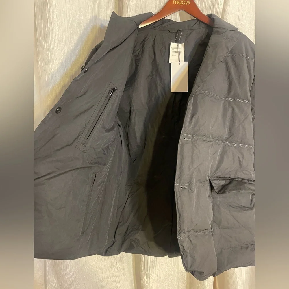 NWT BLDWN Mens Designer Flavin double sided Puffer black jacket